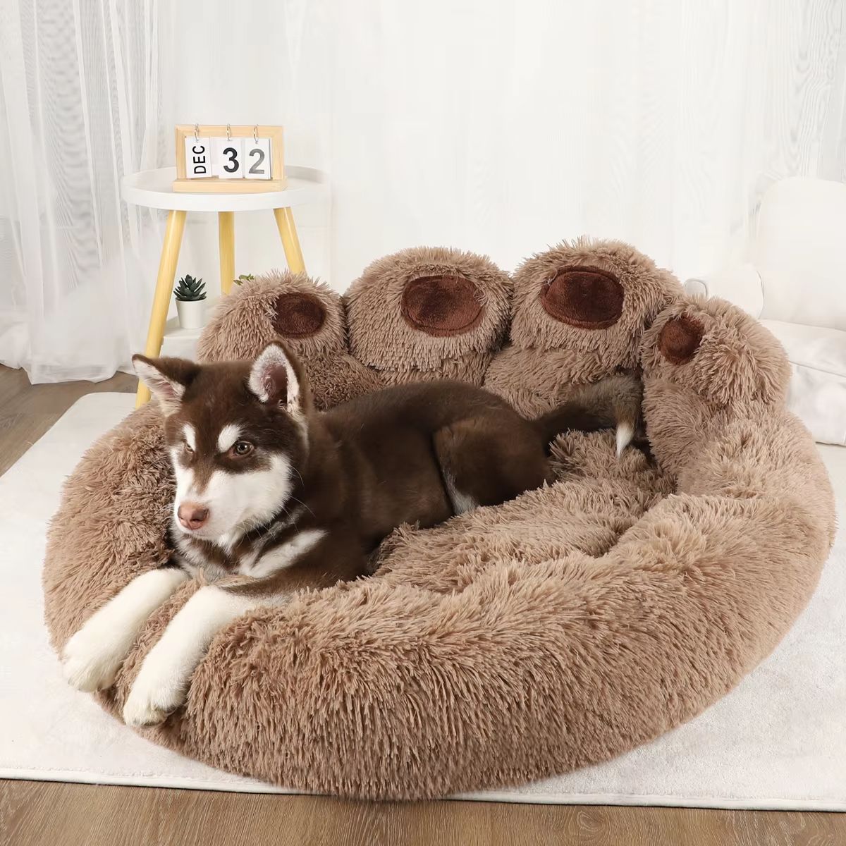 Ultra-Soft Luxury Calming Pet Bed