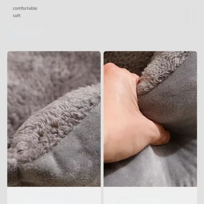 Cozy Plush Self-Warming Pet Bed